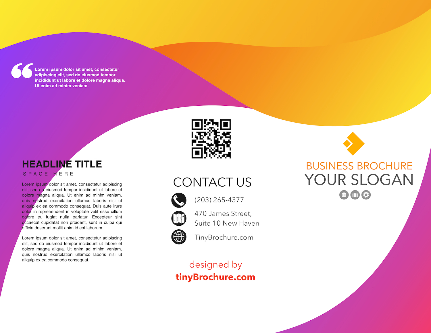 How To Make A Tri Fold Brochure In Google Docs With Brochure Templates For Google Docs
