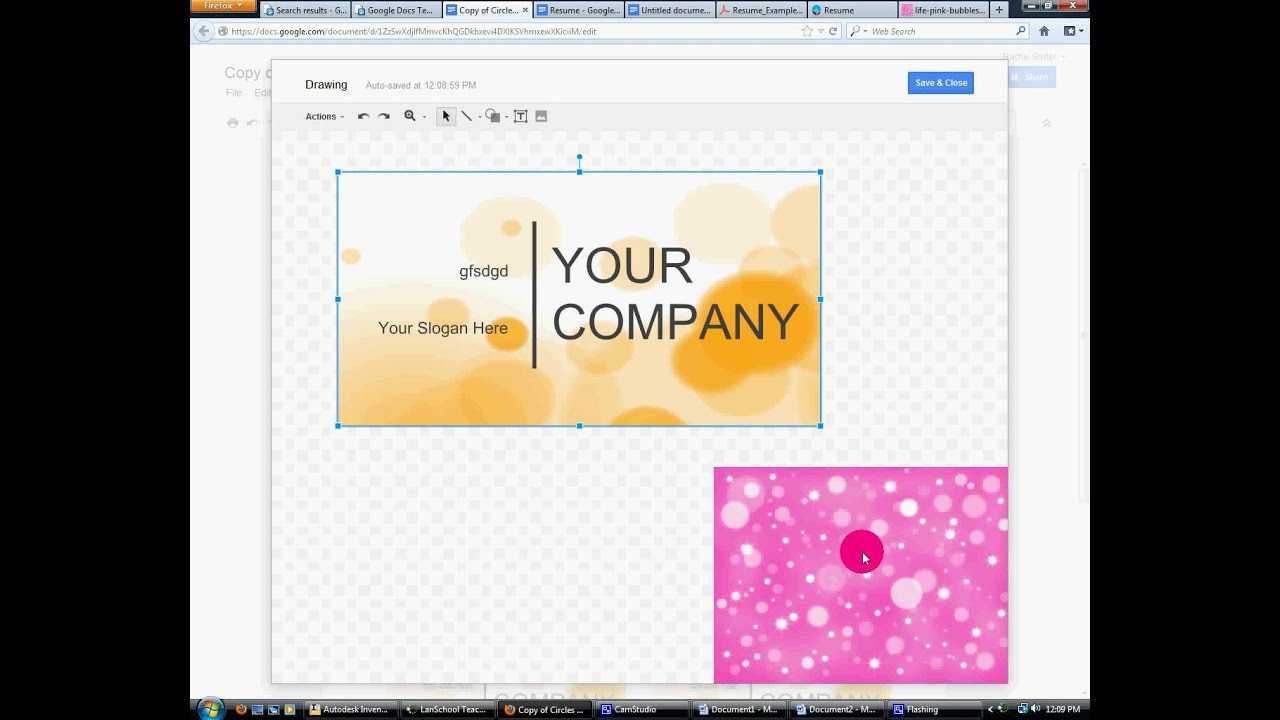 How To Make Buisness Card In Google Docs Or Ms Publisher Inside Business Card Template For Google Docs