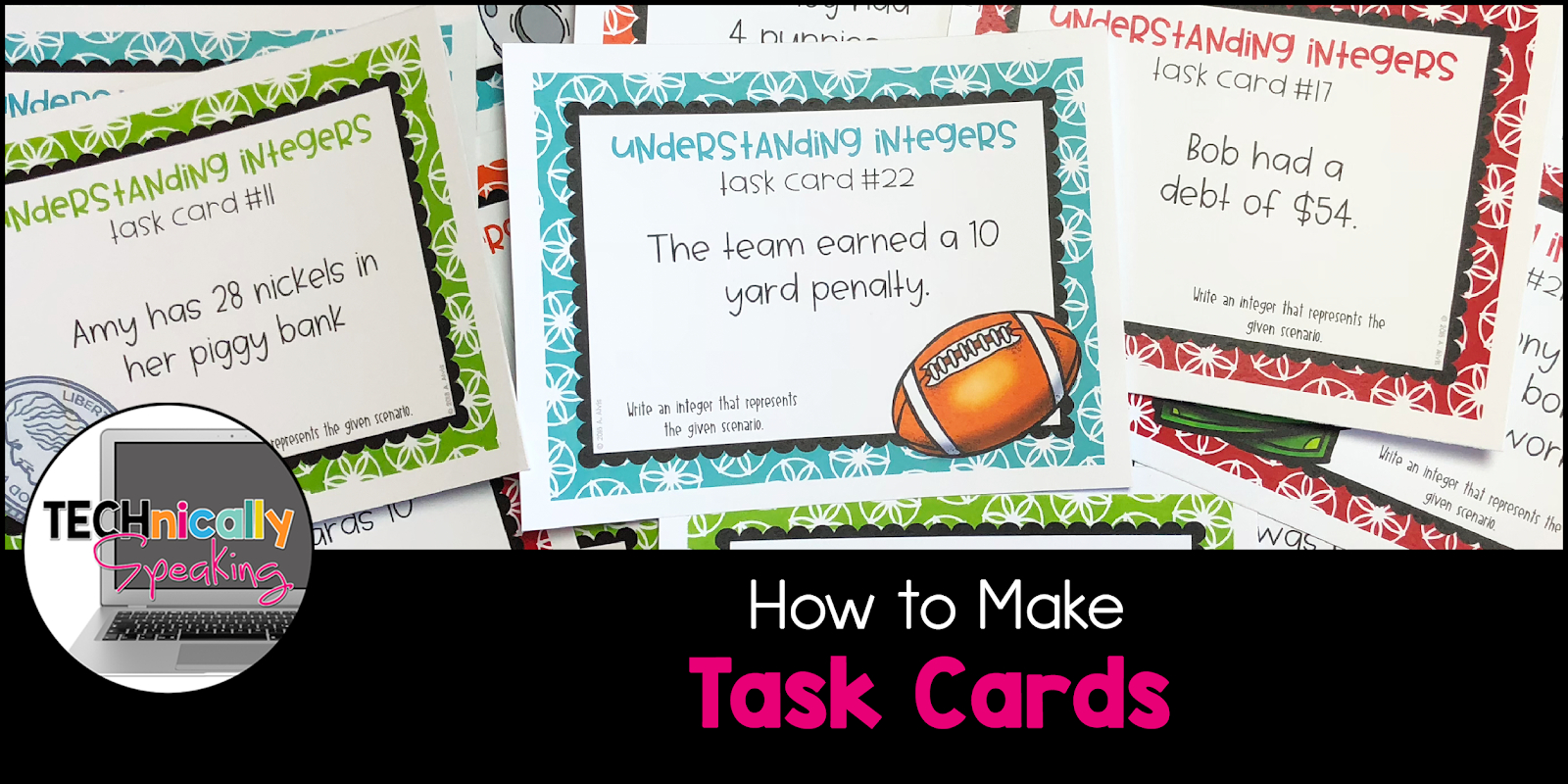How To Make Task Cards | Technically Speaking With Amy In Task Cards Template