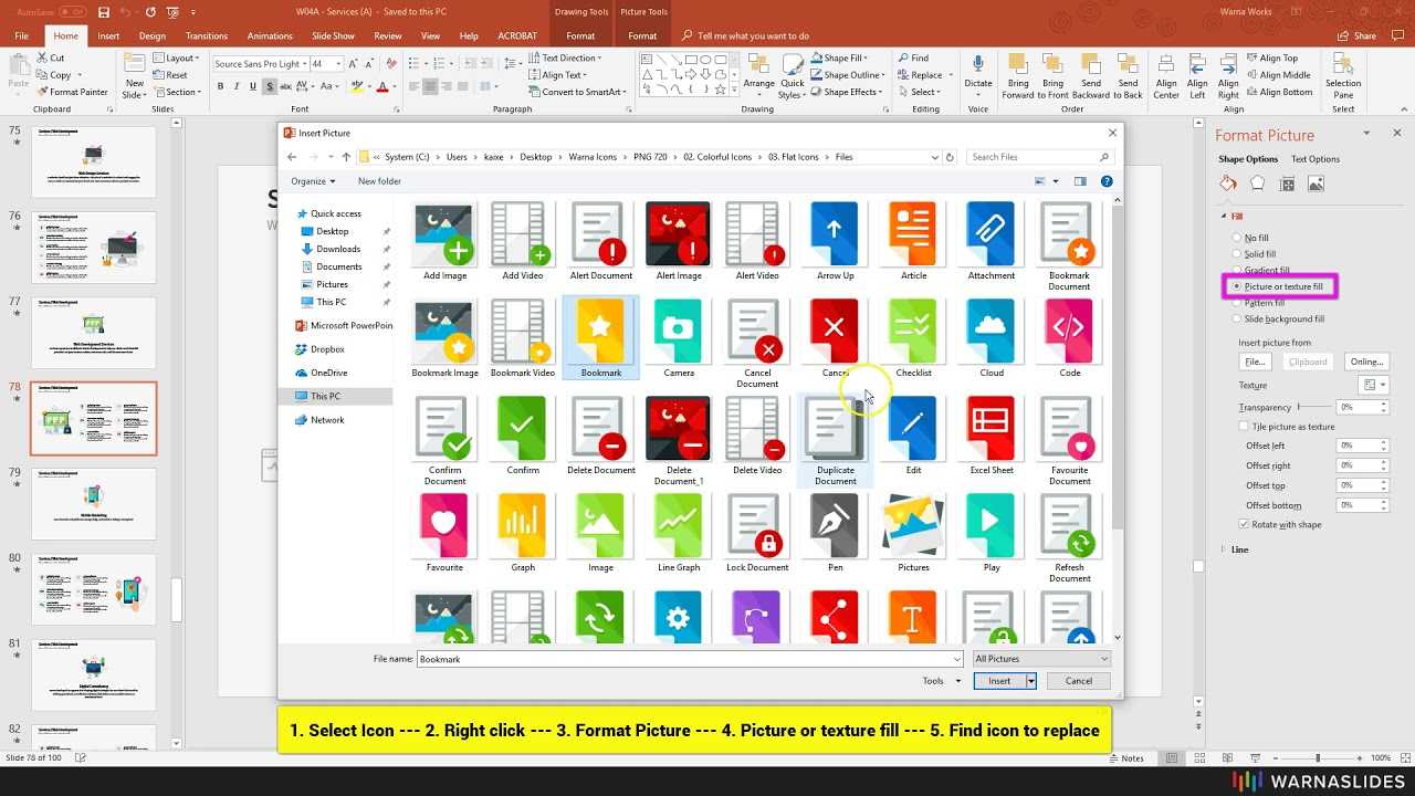 How To Replace Icon In Powerpoint Template – Warna Slides Pertaining To Powerpoint Replace Template