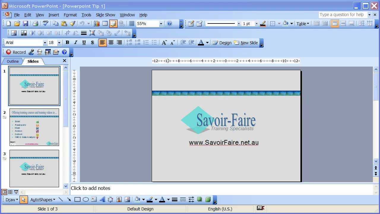 How To Save A Powerpoint Presentation As An Automatic Slideshow -  Powerpoint 2003 With How To Save Powerpoint Template