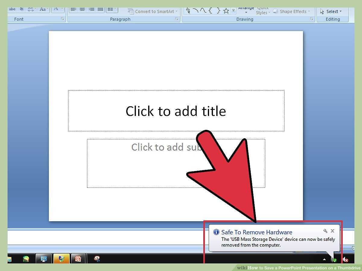 How To Save A Powerpoint Presentation On A Thumbdrive: 7 Steps Regarding How To Save Powerpoint Template