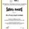 Hse Certificate Sample Safety Award Certificate Template – Diff Intended For Safety Recognition Certificate Template