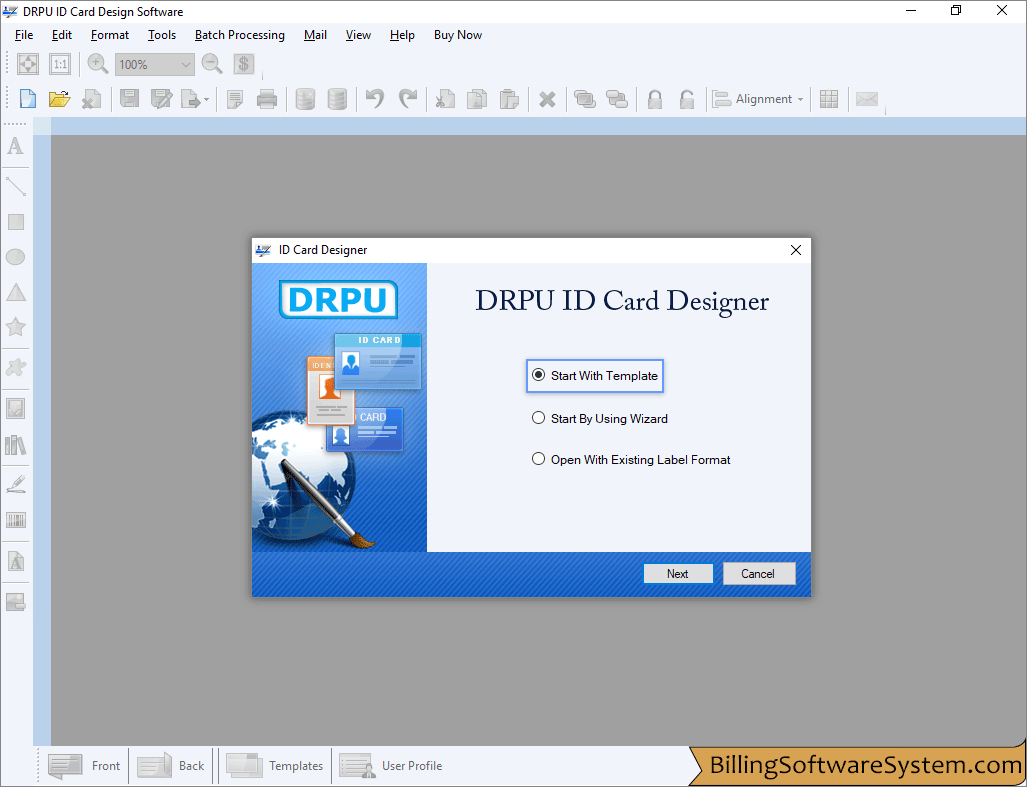Id Maker Software Customized Employee Student Identity Card Throughout Faculty Id Card Template
