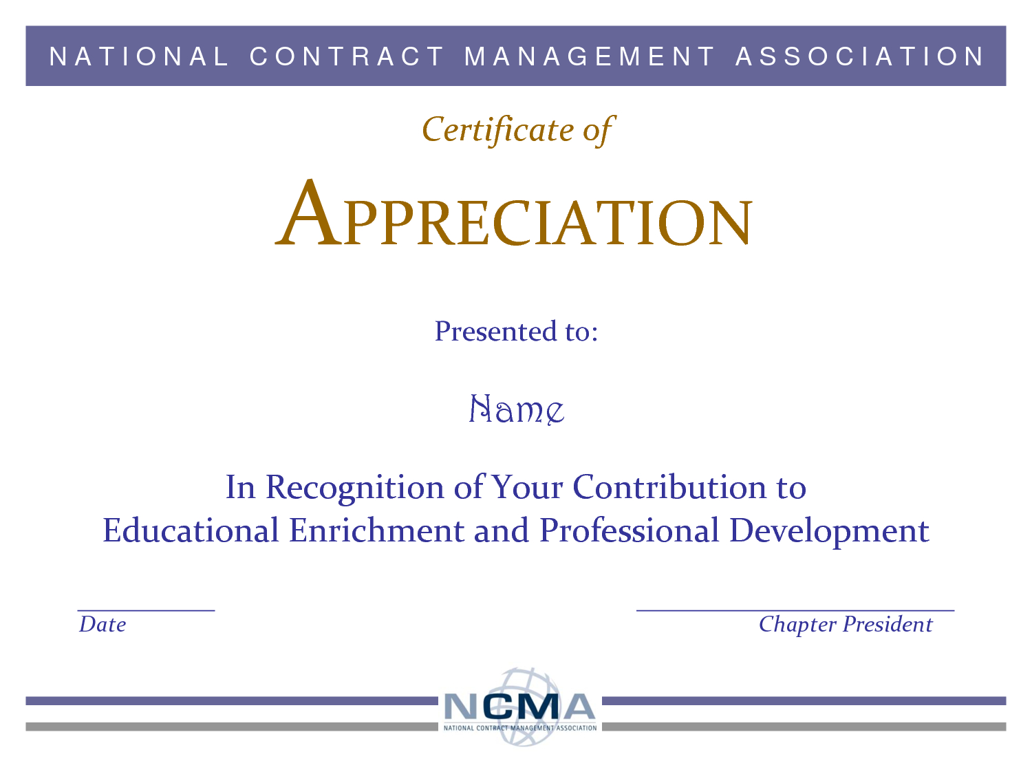 Images For Formal Certificate Of Appreciation Template Inside Formal Certificate Of Appreciation Template