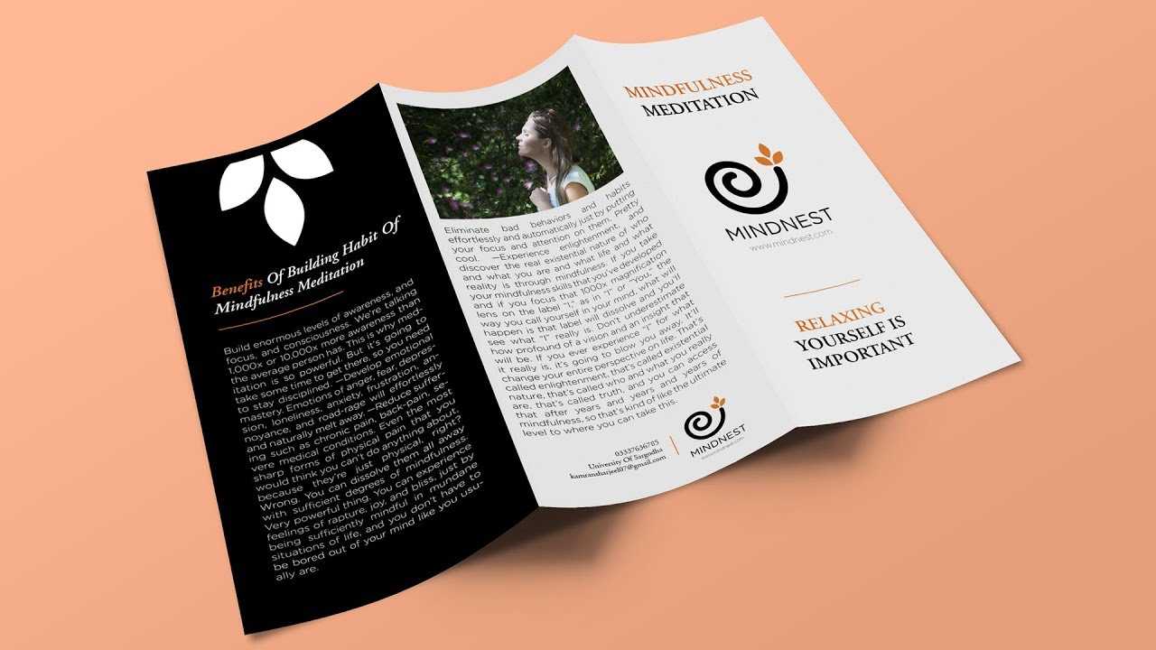 Indesign Tutorial: Creating A Trifold Brochure In Indesign And Mockup In  Photoshop Throughout Adobe Indesign Tri Fold Brochure Template