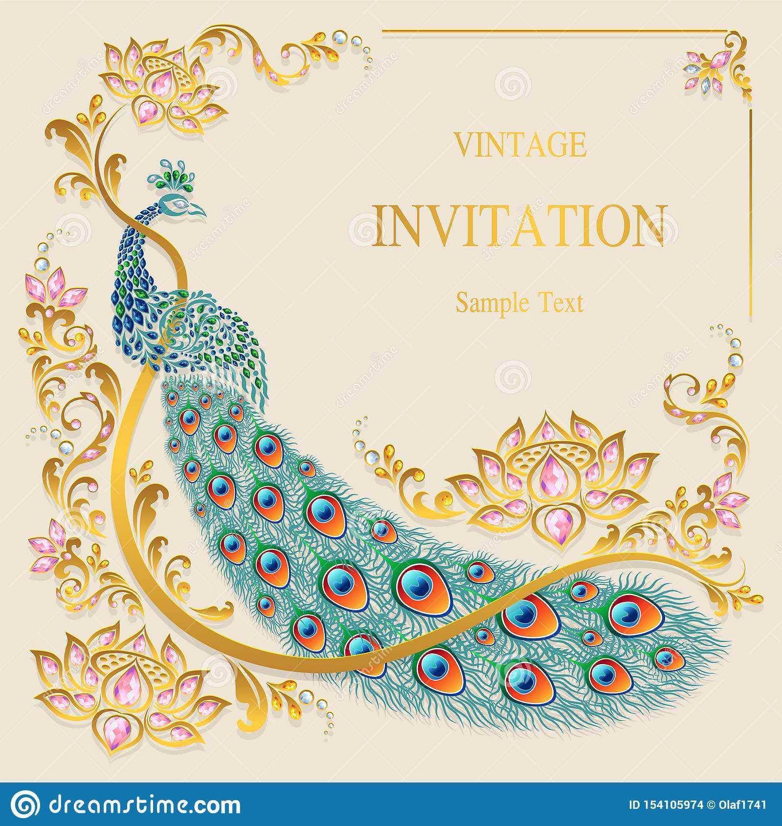 Indian Wedding Invitation Card Templates . Stock Vector Intended For Indian Wedding Cards Design Templates