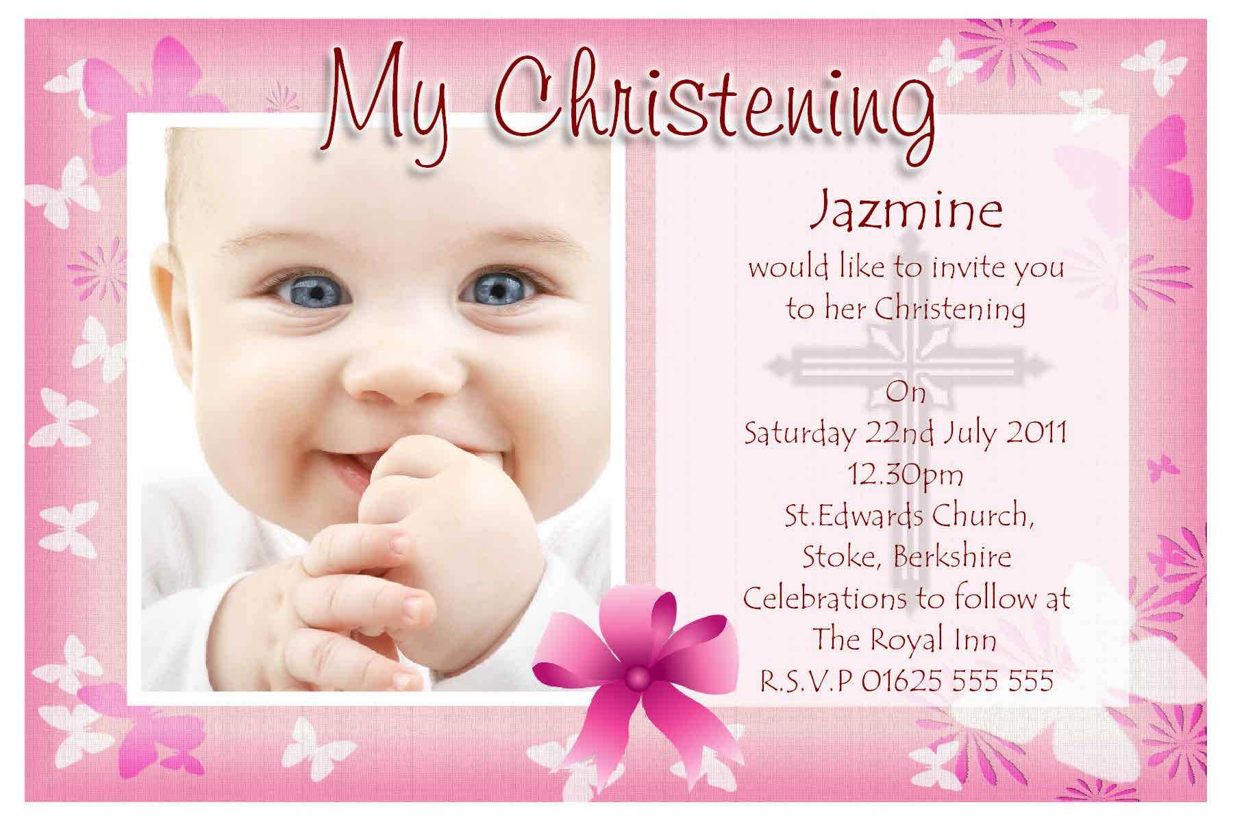 Invitation Cards For Christening Baptism | Invitationjpg With Regard To Baptism Invitation Card Template