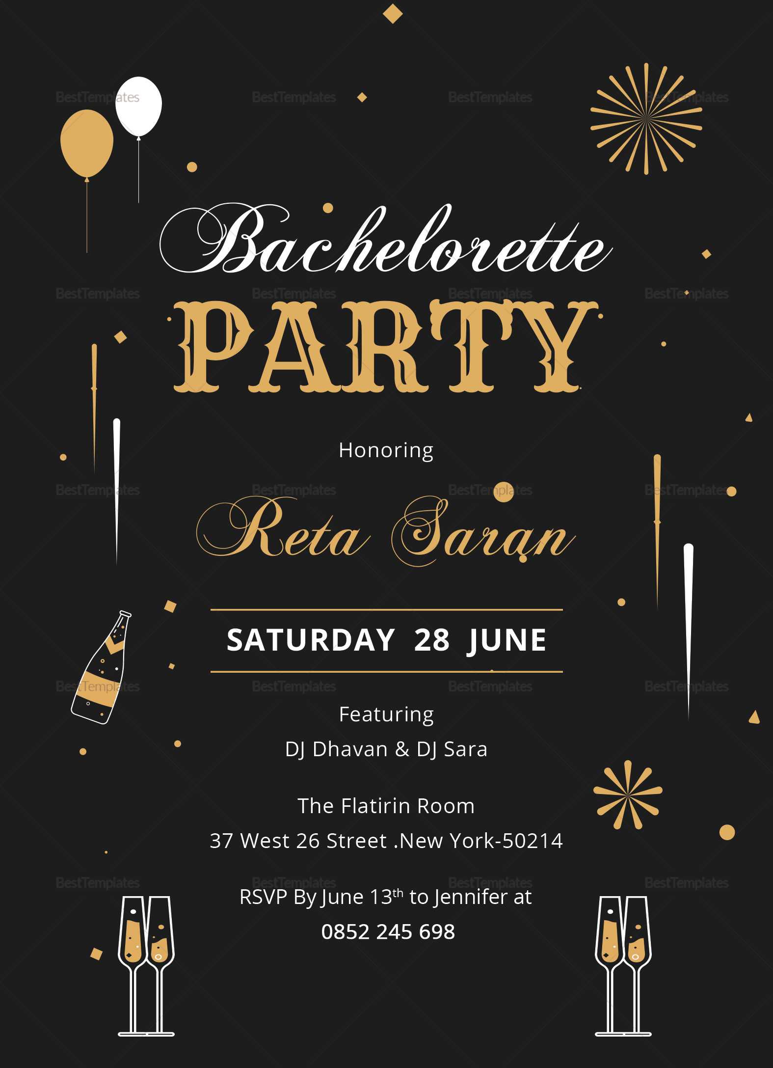 Invitation Cards For Party – Calep.midnightpig.co With Regard To Event Invitation Card Template