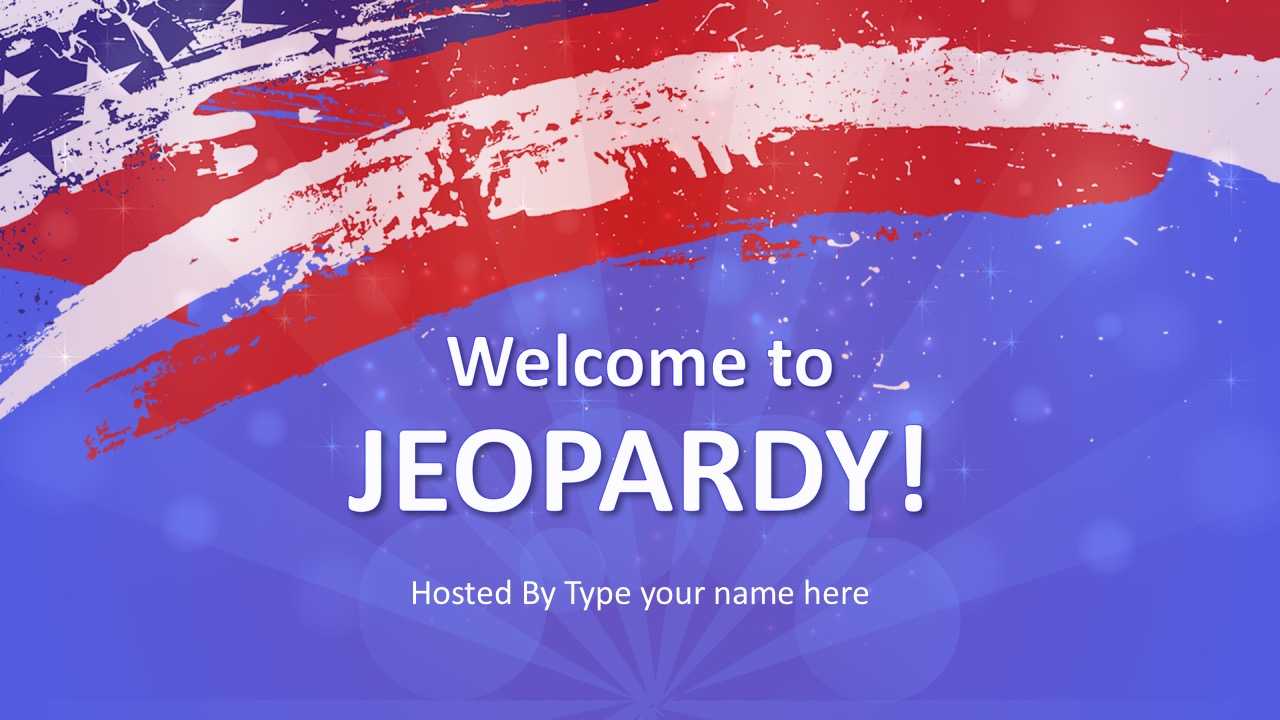 Jeopardy Game Powerpoint Templates With Regard To Quiz Show Template Powerpoint