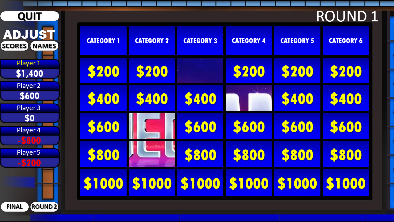 Jeopardy! | Rusnak Creative Free Powerpoint Games Regarding Jeopardy Powerpoint Template With Score