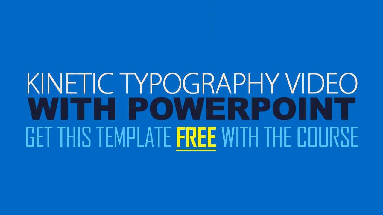 Kinetic Typography Explainer Video With Powerpoint Intended For Powerpoint Kinetic Typography Template