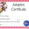Kitten Adoption Certificate Pertaining To Pet Adoption Certificate Template