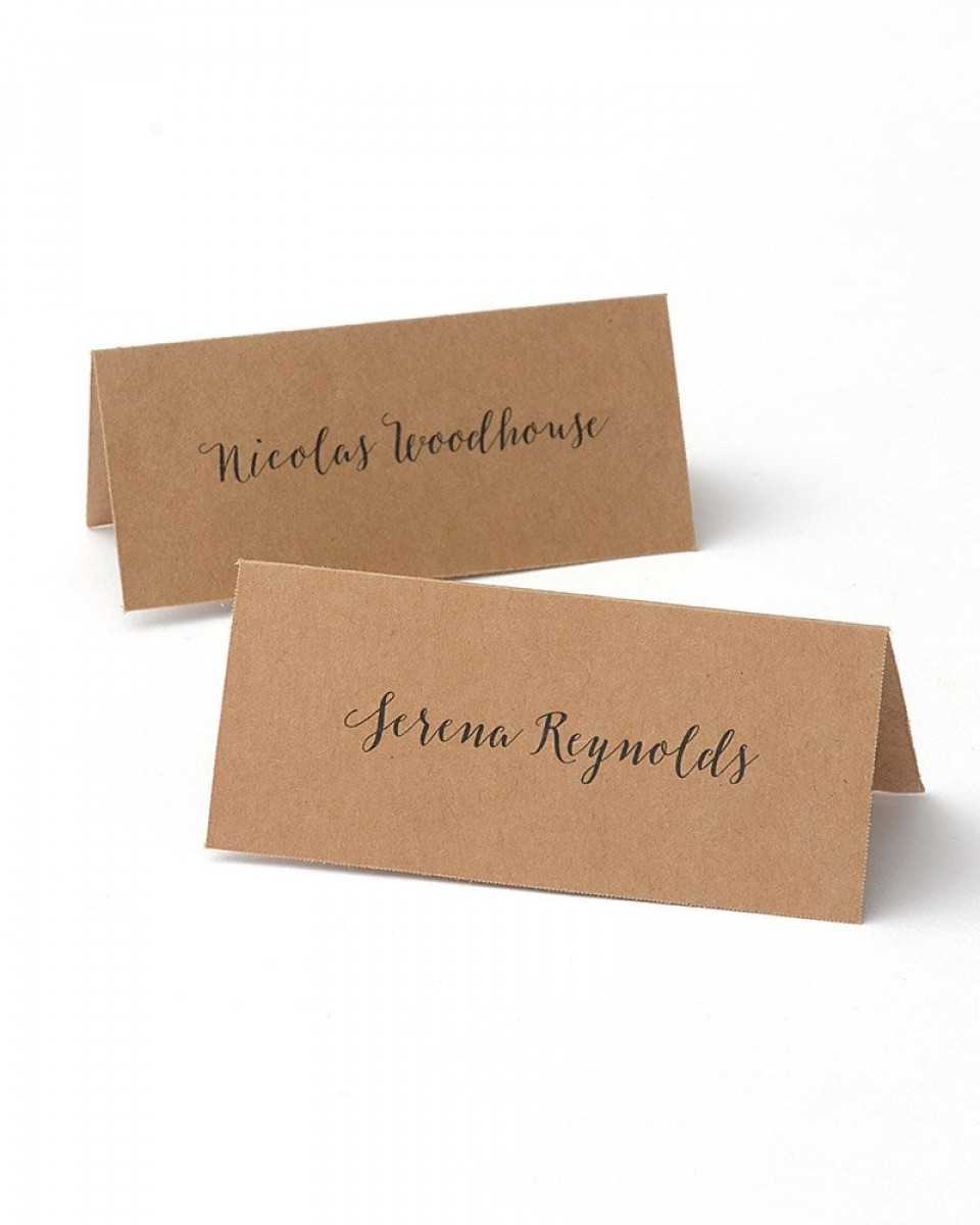 Kraft Printable Place Cards With Gartner Studios Place Cards Template