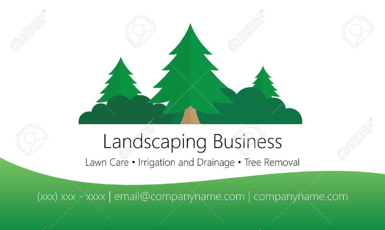 Landscaping Business Card Template With Regard To Landscaping Business Card Template
