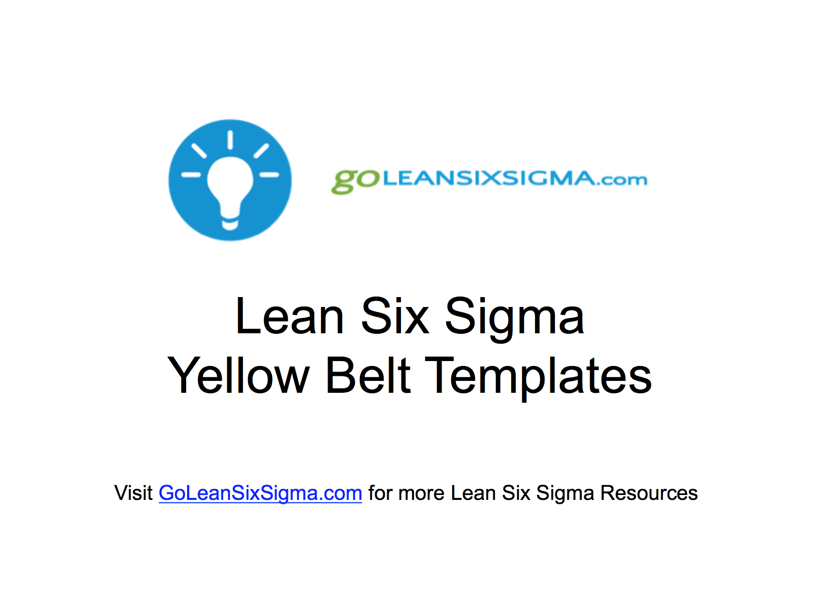 Lean Six Sigma Yellow Belt Templates – Goleansixsigma With Green Belt Certificate Template