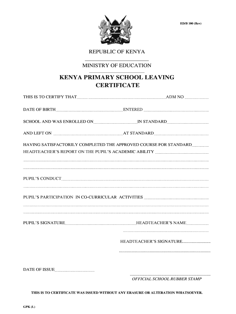 Living Certificate - Fill Out And Sign Printable Pdf Template | Signnow Throughout School Leaving Certificate Template