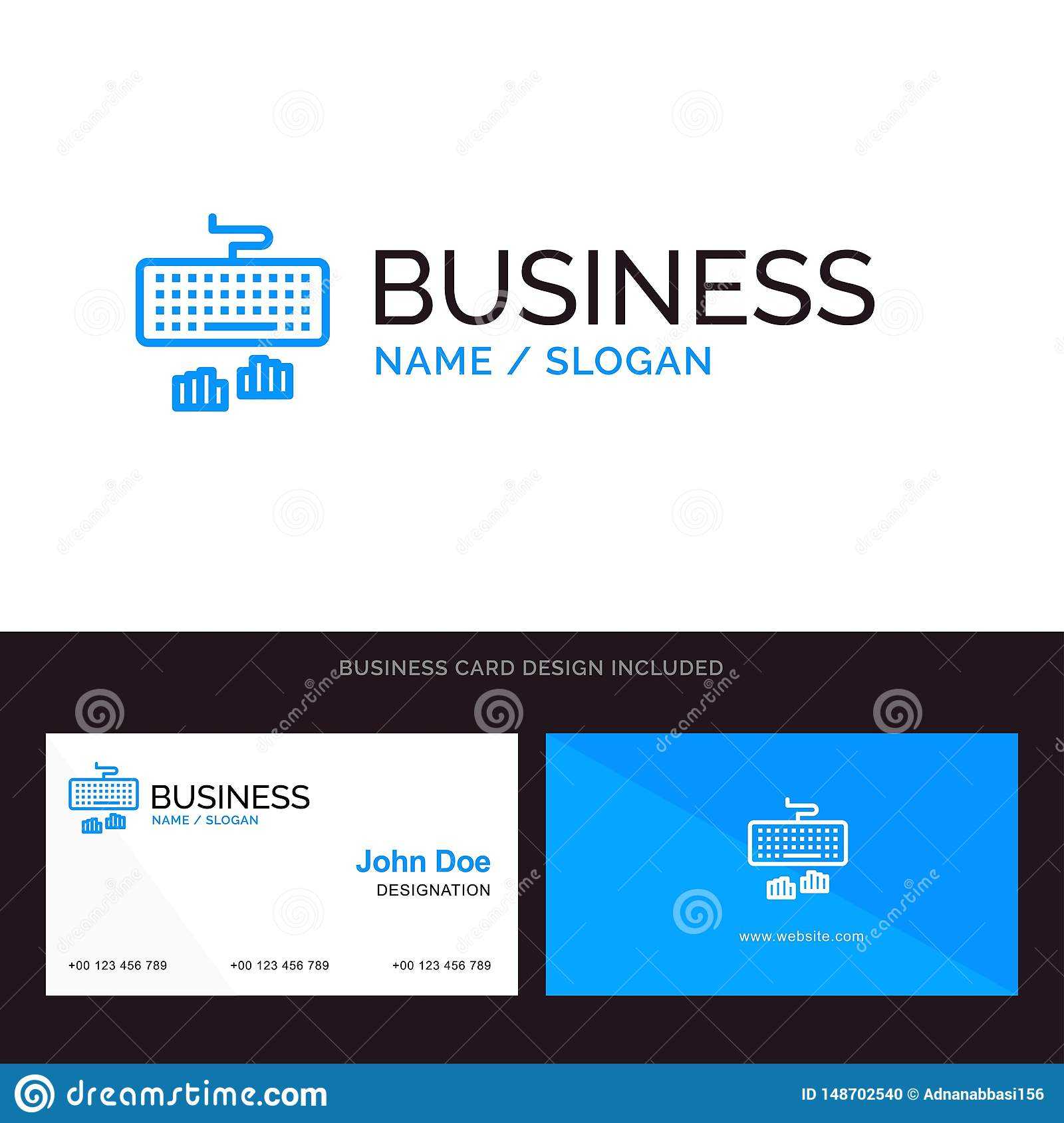 Logo And Business Card Template For Keyboard, Interface With Regard To Push Card Template
