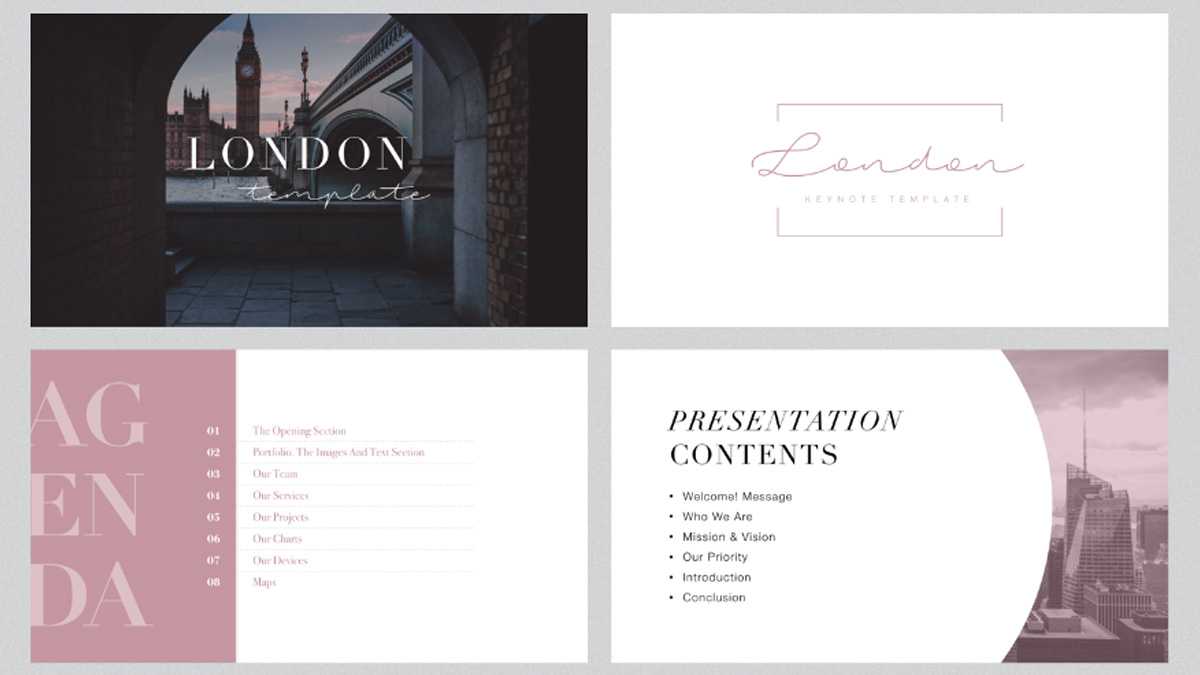 London Minimal Free Powerpoint Template Throughout Fancy Powerpoint Templates