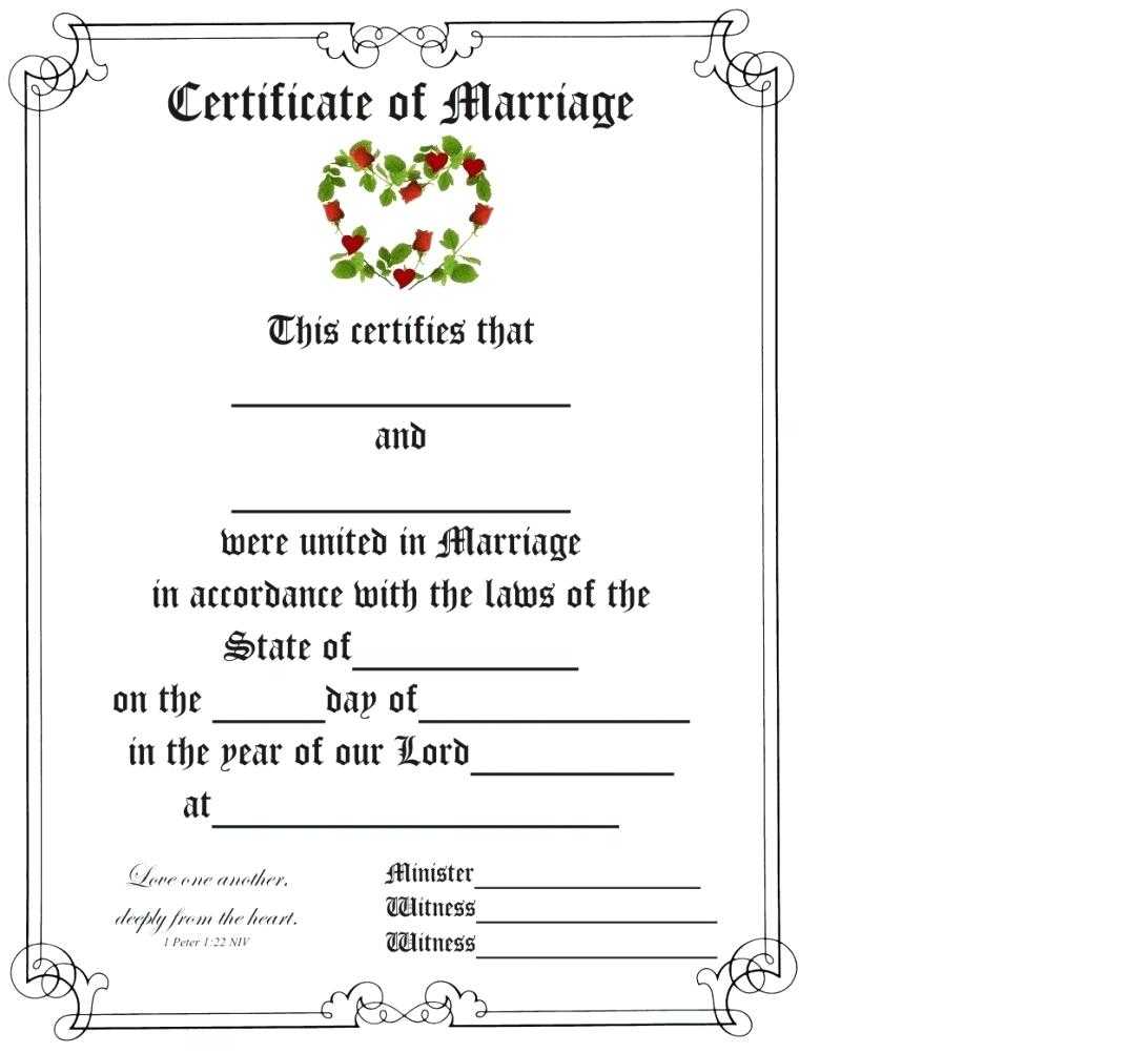 Love Certificate Template – Bestawnings In Love Certificate Templates