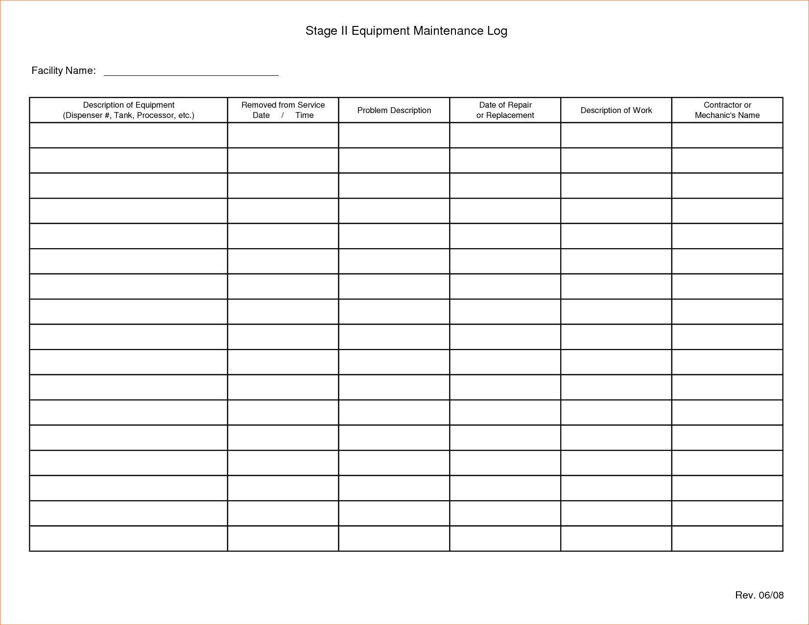 Maintenance T Template Schedule Excel Free Format Building With Mechanics Job Card Template