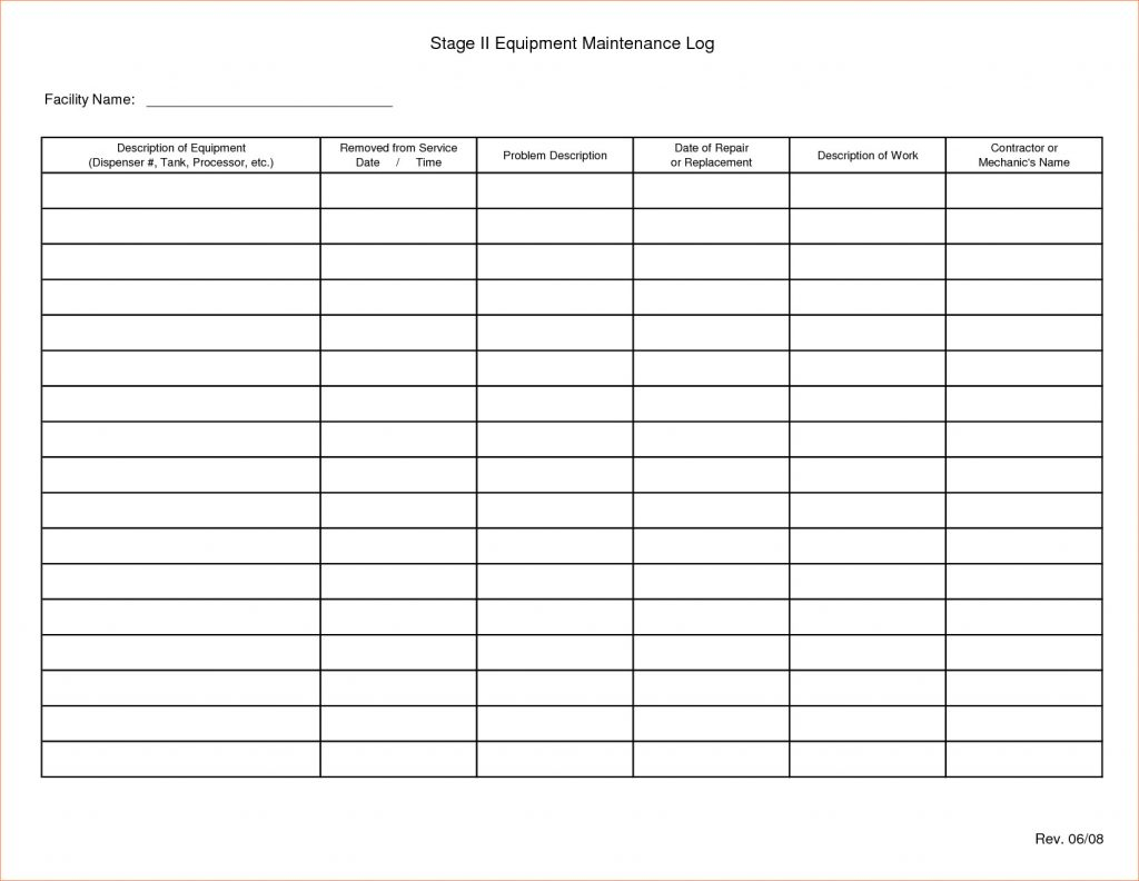 Maintenance T Template Schedule Excel Free Format Building With Regard To Mechanic Job Card Template