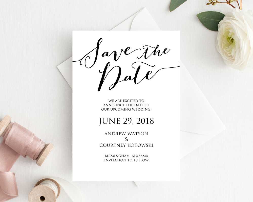 Make Your Own Save The Date Postcards – Falep.midnightpig.co With Regard To Save The Date Cards Templates