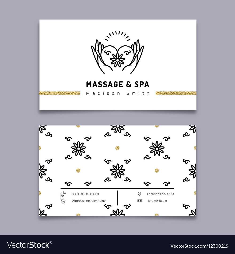 Massage And Spa Therapy Business Card Template Pertaining To Massage Therapy Business Card Templates