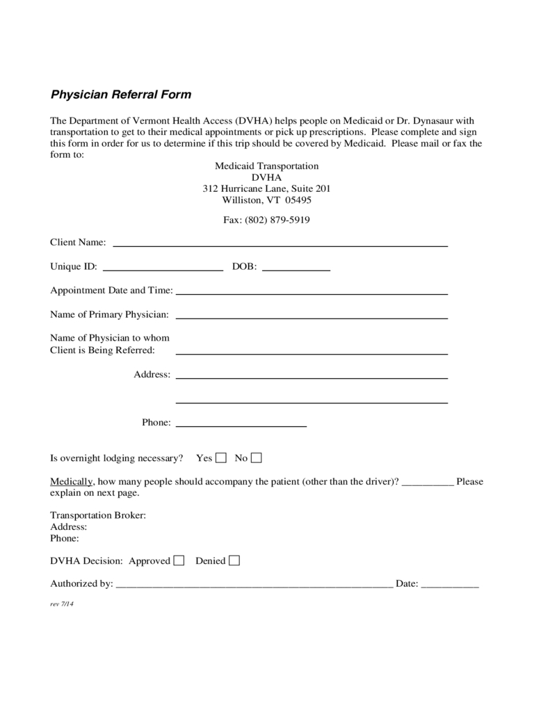 Medical Referral Form – 2 Free Templates In Pdf, Word, Excel Intended For Referral Certificate Template