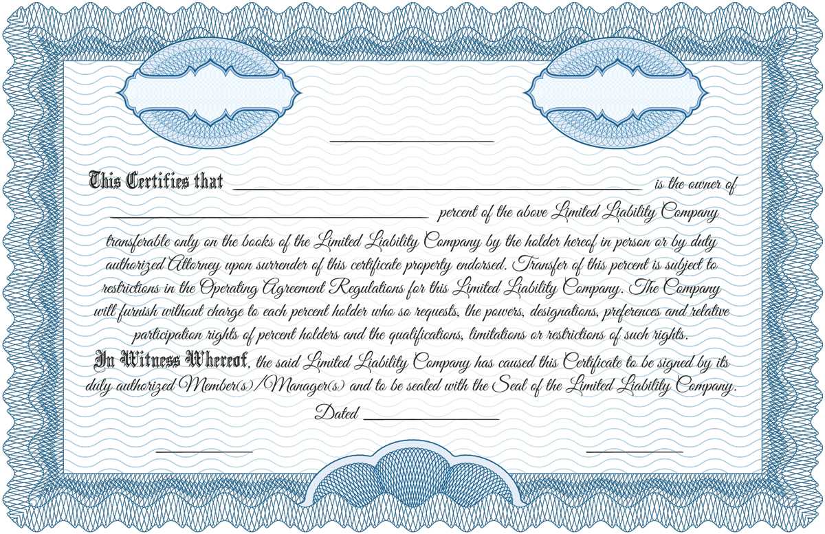 Membership Certificate Llc – Falep.midnightpig.co Intended For Llc Membership Certificate Template