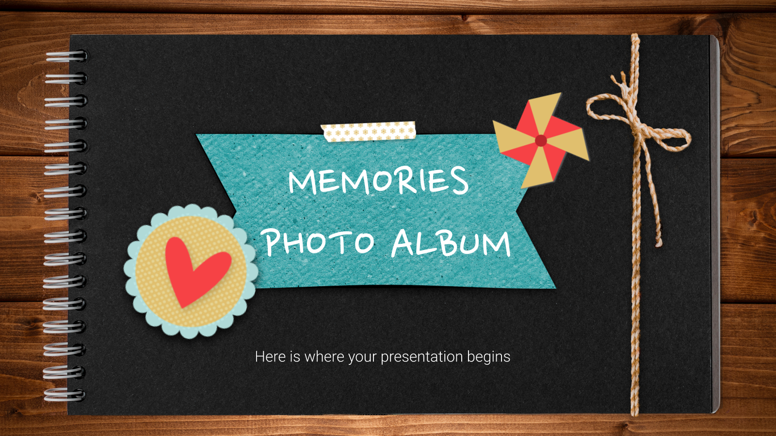 Memories Photo Album Google Slides Theme And Powerpoint Template Throughout Powerpoint Photo Album Template