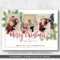 Merry Christmas Card Template In Christmas Photo Card Templates Photoshop
