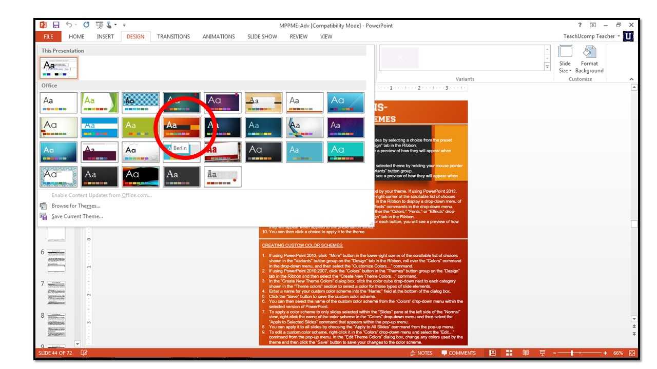 Microsoft Powerpoint 2013 Themes – Calep.midnightpig.co Throughout Powerpoint 2013 Template Location