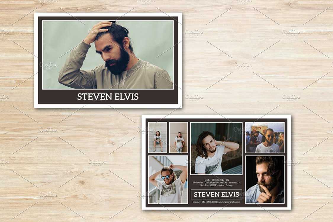 Model Comp Card – V924 – Sistec Intended For Free Model Comp Card Template