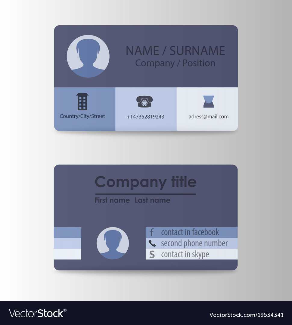 Modern Business Card Print Templates Personal Within Free Personal Business Card Templates