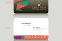 Modern Business Cards Design Template throughout Modern Business Card Design Templates