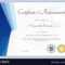 Modern Certificate Template For Achievement Within Certificate Of Accomplishment Template Free