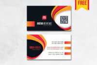 Modern Professional Business Card - Free Download | Arenareviews regarding Professional Business Card Templates Free Download