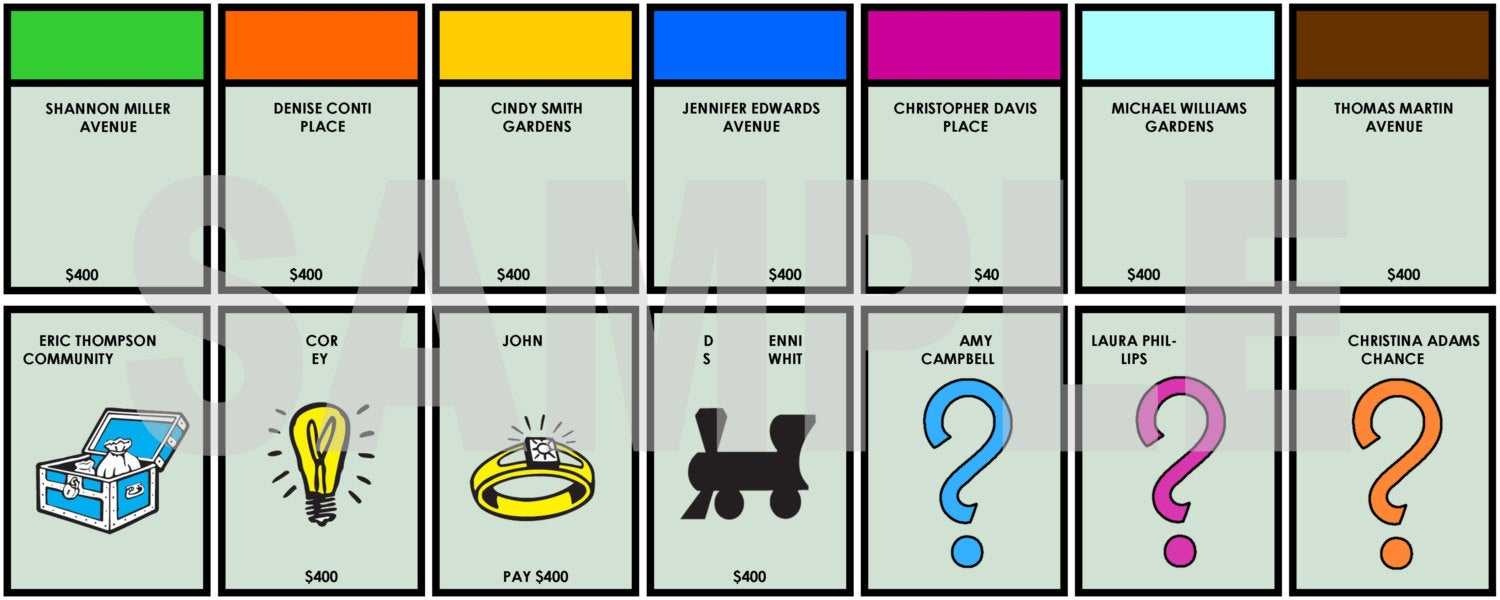 Monopoly Card Template – Calep.midnightpig.co Regarding Chance Card Template