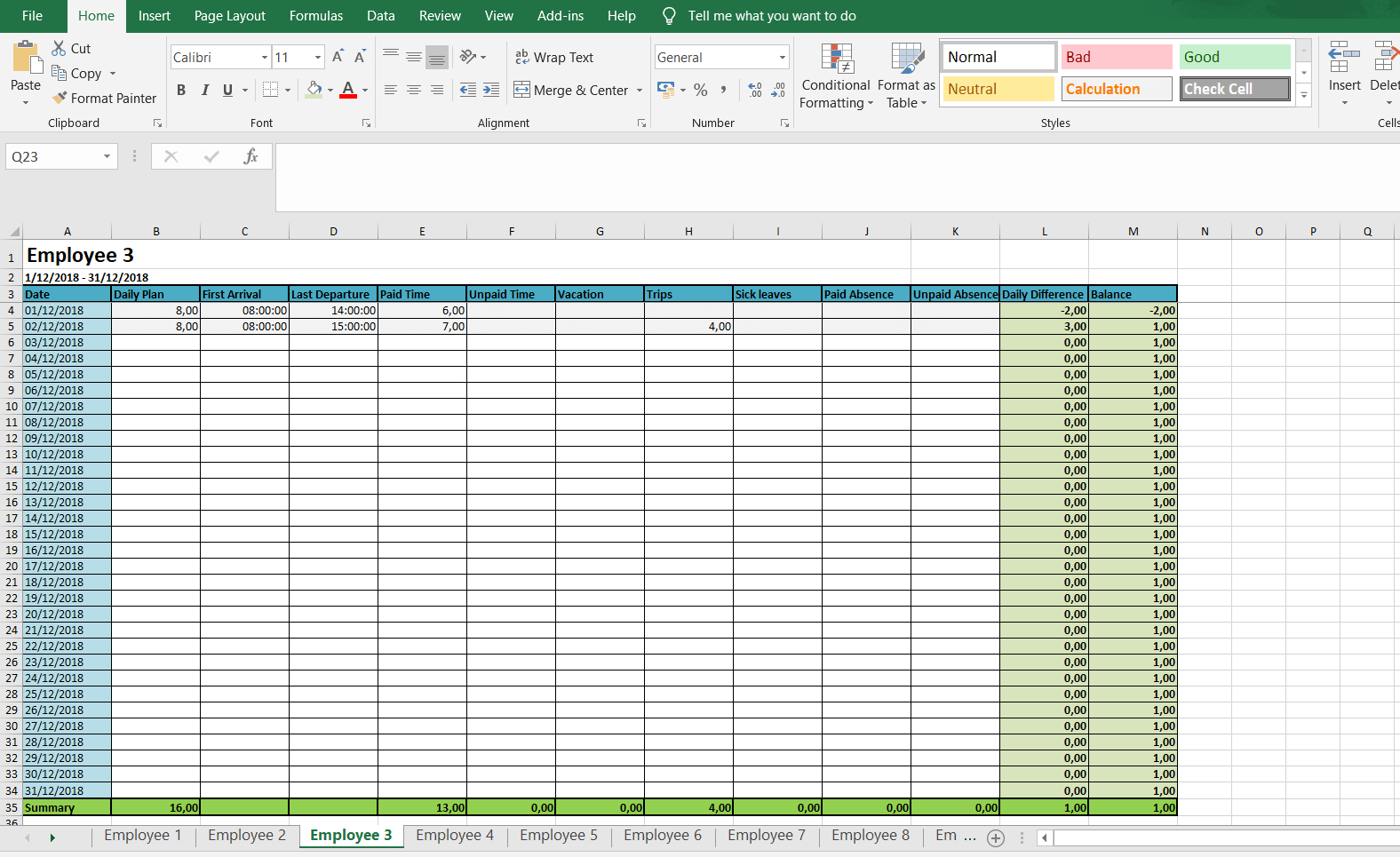 Monthly And Weekly Timesheets - Free Excel Timesheet For Weekly Time Card Template Free
