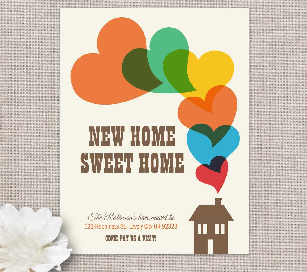 Moving Home Cards Template ] - Moving Home Inventory In Moving Home Cards Template