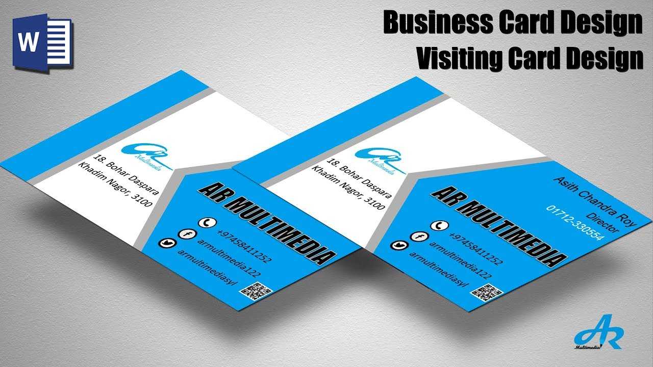Ms Word Tutorial: Create Professional Business Card Design Tutorial  2019|Create Business Card Inside Business Card Template For Word 2007