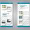 Narrow Flyer And Leaflet Design. Set Of Two Side Brochure Templates Within Mac Brochure Templates