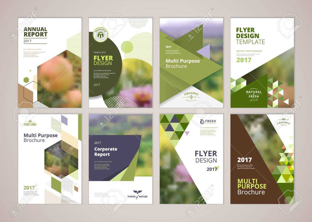 Natural And Organic Products Brochure Cover Design And Flyer.. With Regard To Product Brochure Template Free