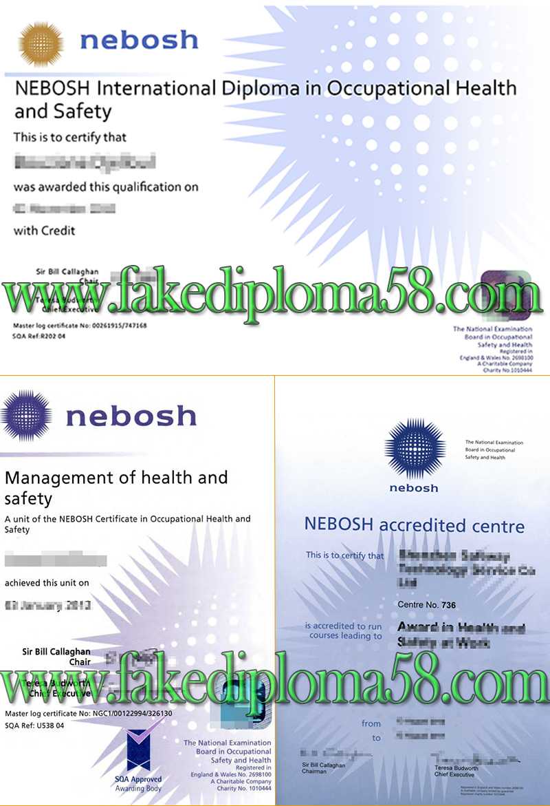 Nebosh Sample, Nebosh Certificate Sample Fakediploma58 Intended For Fake Diploma Certificate Template