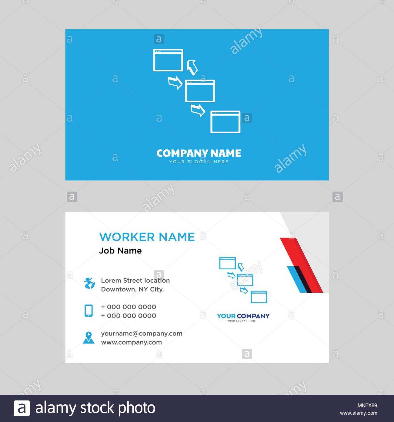 Networking Business Card Design Template, Visiting For Your For Networking Card Template