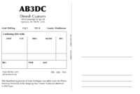 New Qsl Cards Design – Ab3Dc's Ham Radio Blog with regard to Qsl Card Template