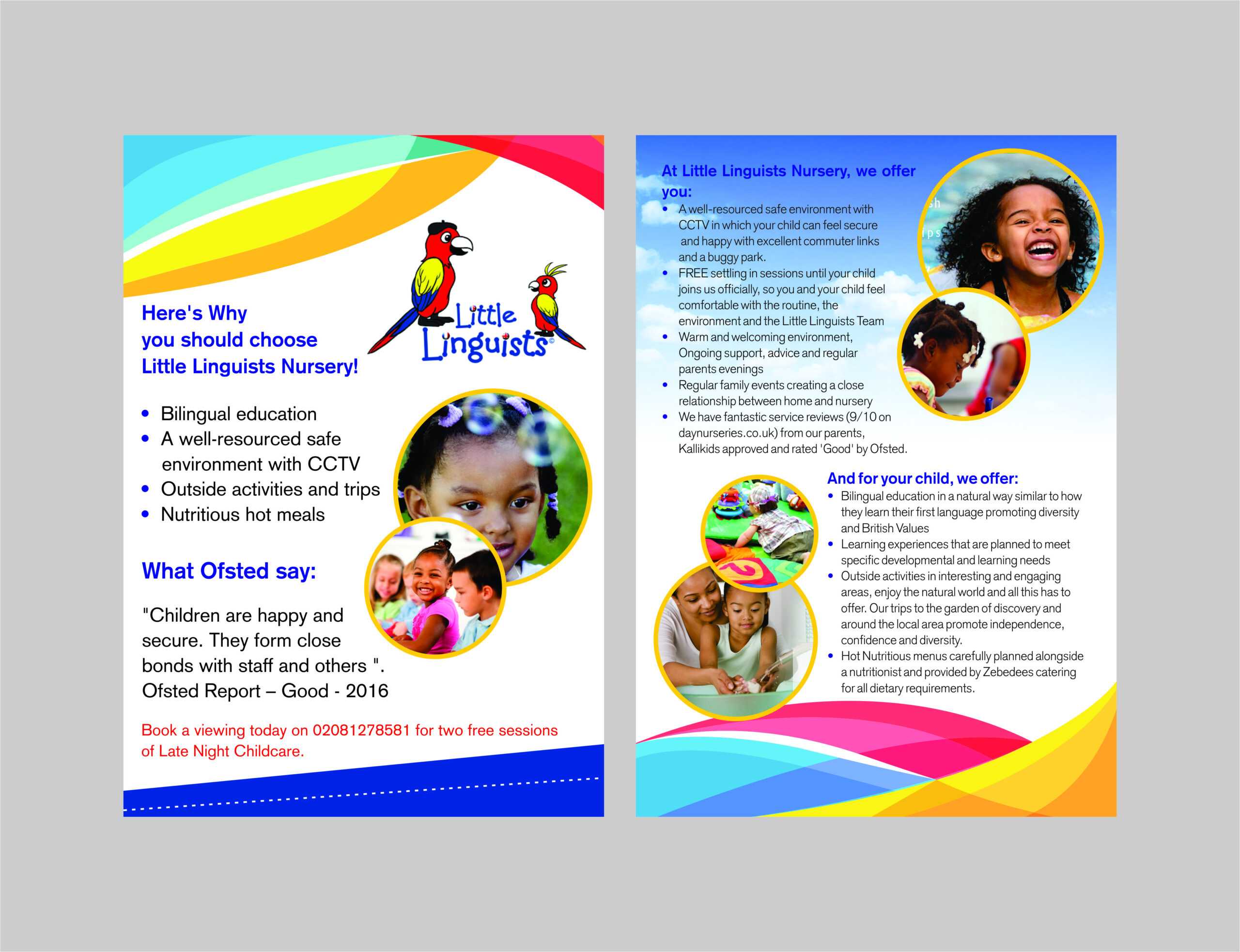 Nursery School Brochure – Falep.midnightpig.co Within Play School Brochure Templates