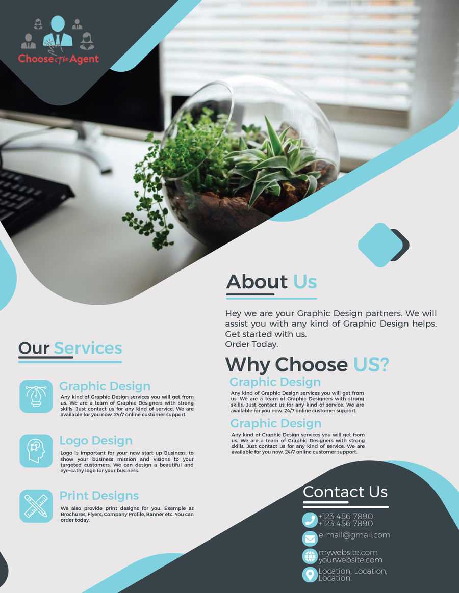 One Page Flyer Templates – Dalep.midnightpig.co With Regard To One Page Brochure Template