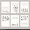 Page Template Set Notes Cooking Recipe Cards Hand Drawn Within Recipe Card Design Template